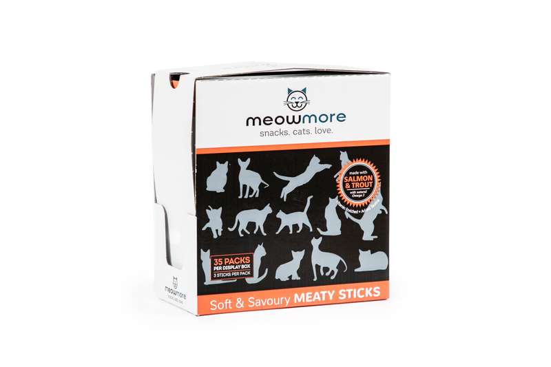Meow More Cat Treat Sticks Bulk Deal (15g x 35 sticks)