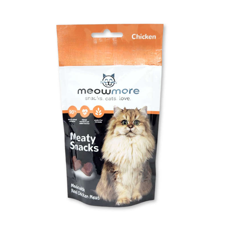 Meow More Meaty Snacks Bulk Deal (35g x 10 packs)