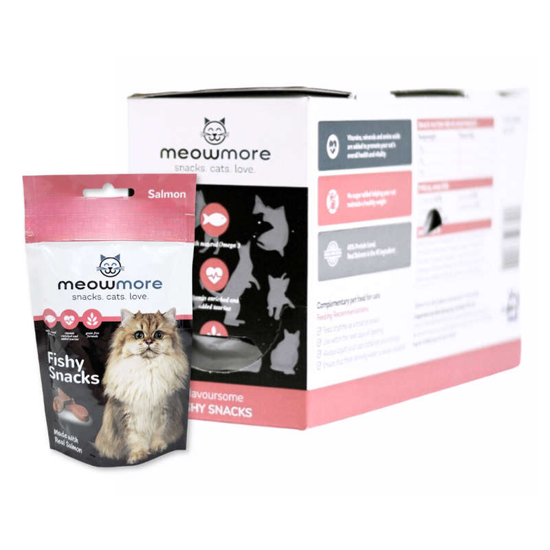 Meow More Meaty Snacks Bulk Deal (35g x 10 packs)