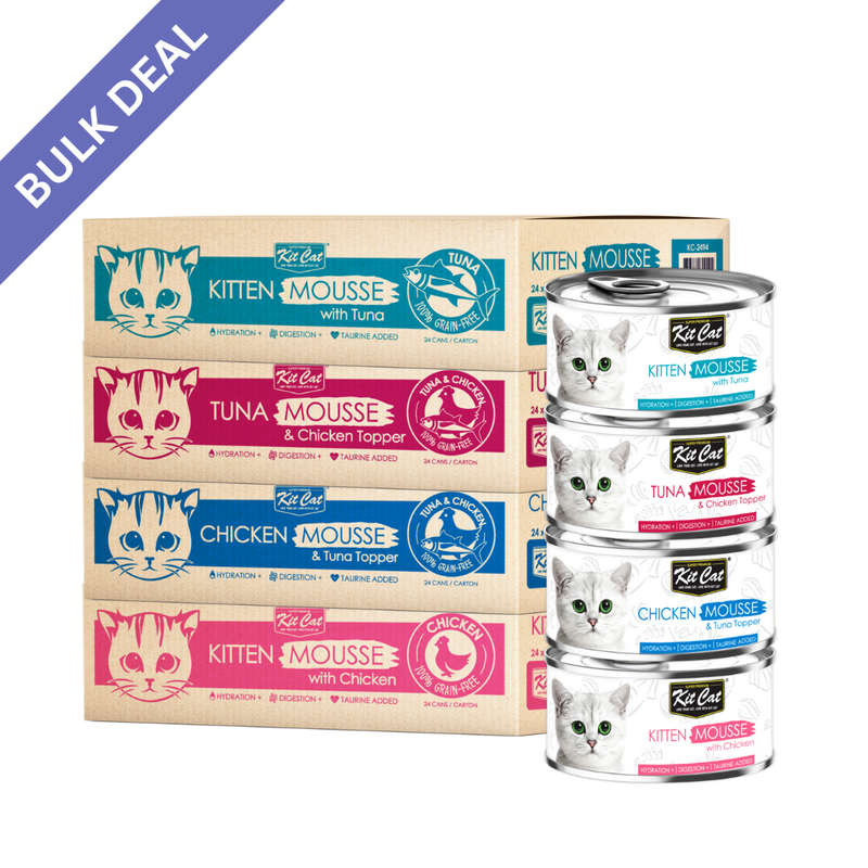 Kit Cat Mousse Bulk Deal (80g x 24 tins)