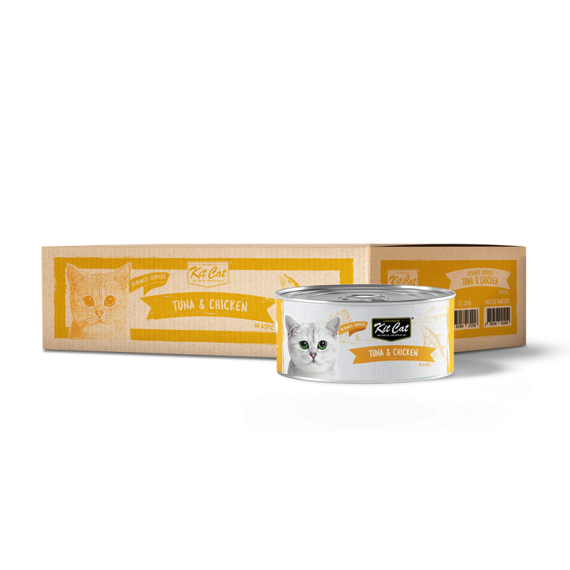 Kit Cat Deboned Toppers Bulk Deal (80g x 24 tins)