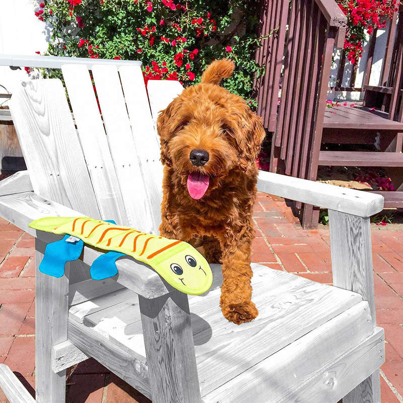 Outward Hound Large Lizard Green 3 Squeaker
