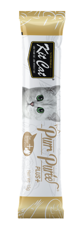 Kit Cat Purr Puree Plus+ Bulk Deal (15g x 32 sachets)