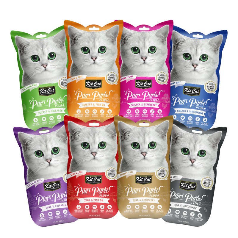 Kit Cat Purr Puree Plus+ Single Sachets (15g)