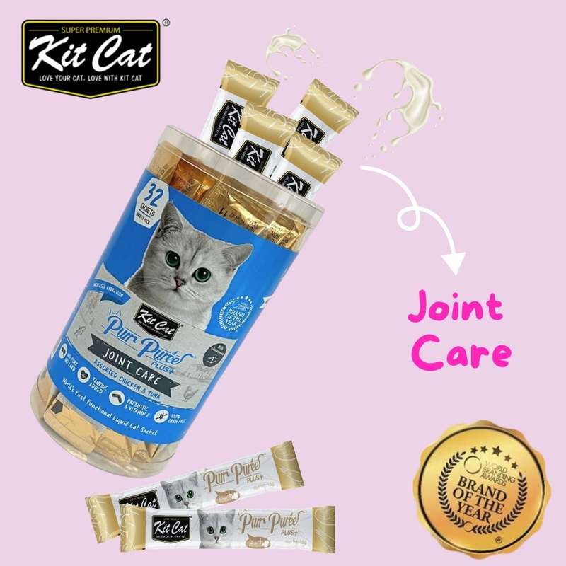 Kit Cat Purr Puree Plus+ Bulk Deal (15g x 32 sachets)