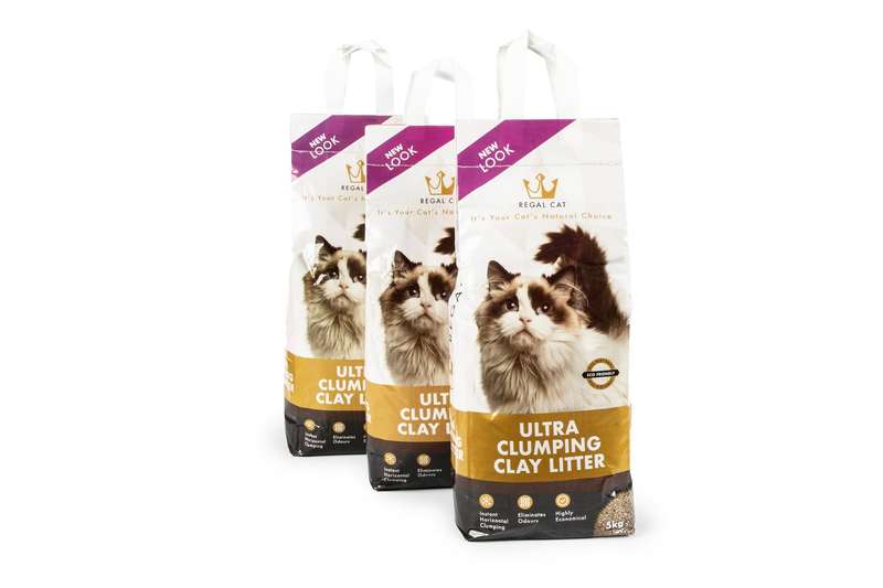 Regal Ultra Clumping Cat Litter Bulk Deal (5kg x 3 bags)