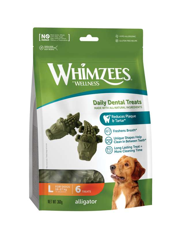 Whimzees Large Alligator Value Bag (6pc)