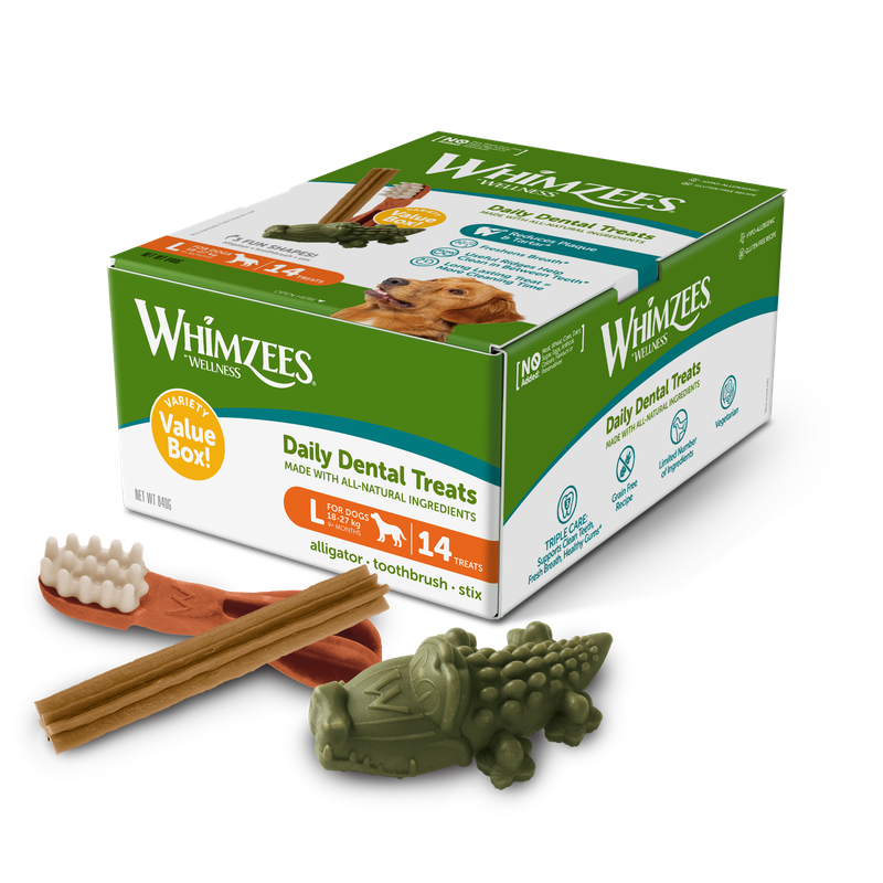 Whimzees Large Variety Value Box (14pc)