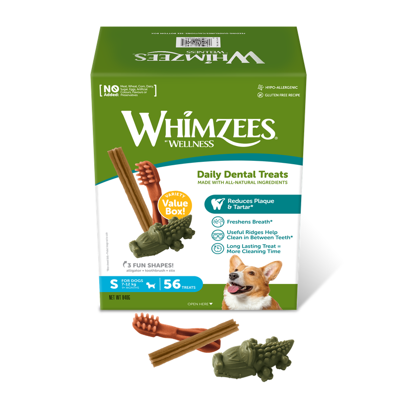 Whimzees Small Variety Value Box (56pc)