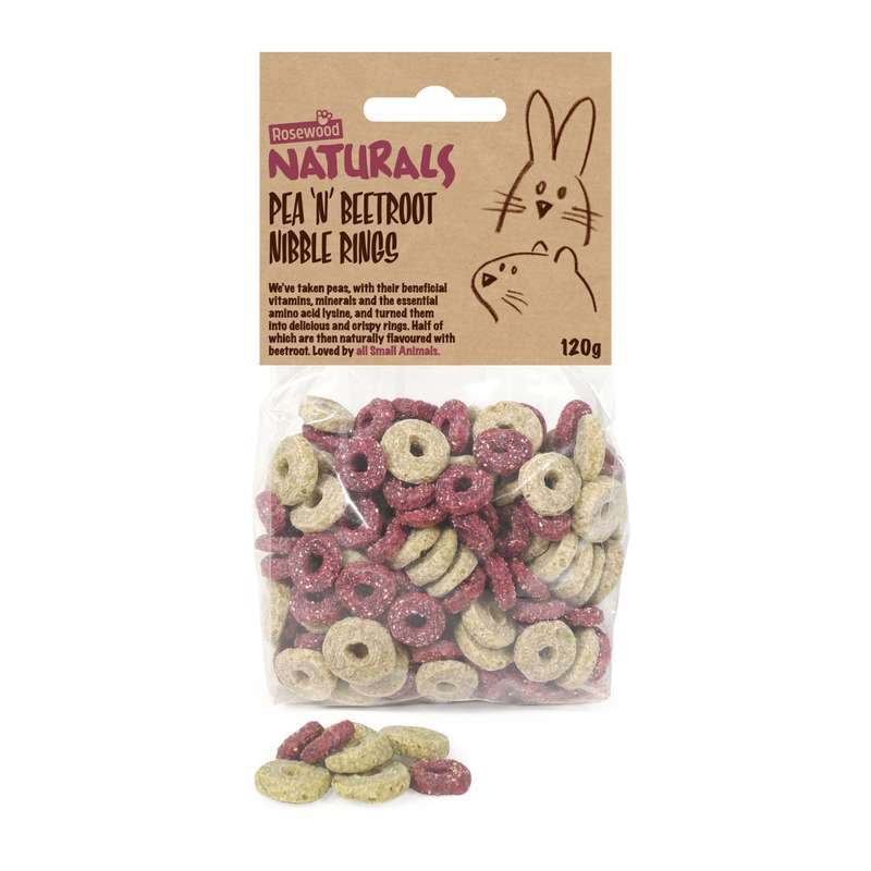 Pea 'n' Beetroot Nibble  Rings 120g