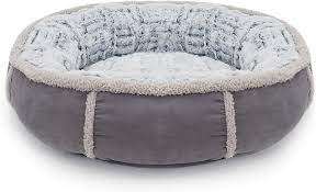 Rosewood Deep Plush Grey Donut