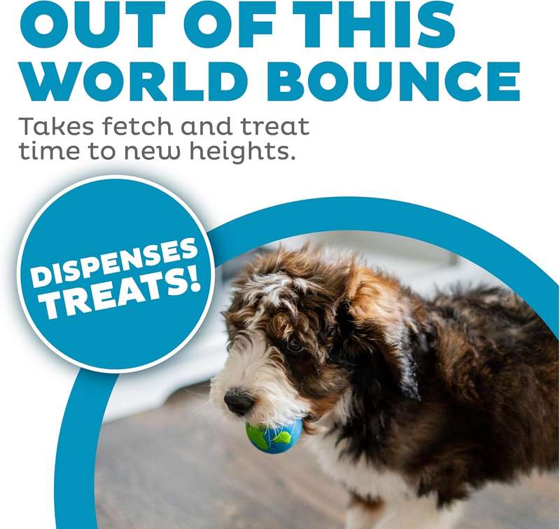Petstages Planet Dog Orbee Ball Blue/Green MD