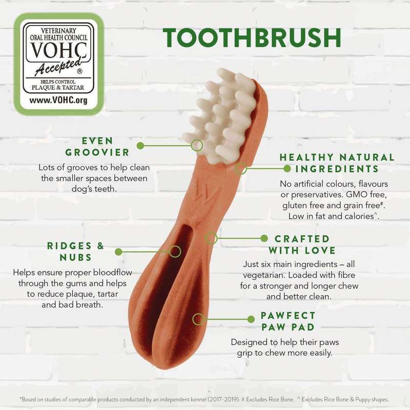 Whimzees Small Toothbrush Weekly Value Bag (14pc)