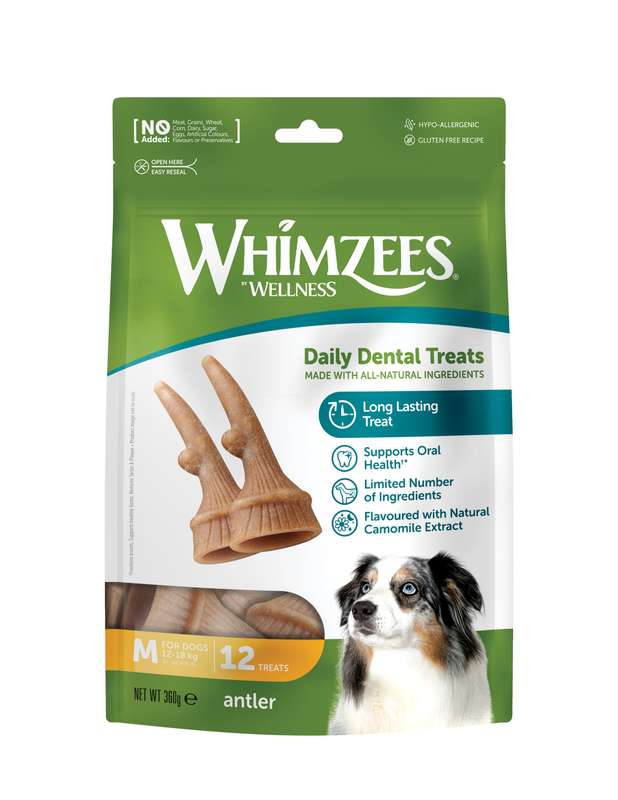 Whimzees Medium Antler Single