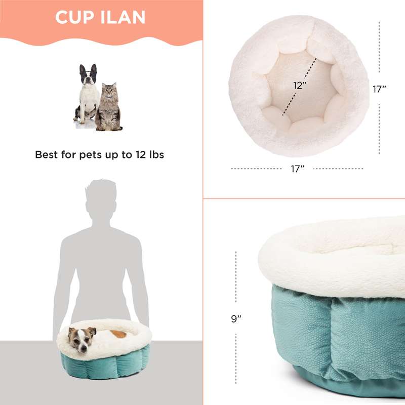 Best Friends by Sheri Cuddle Cup Ilan Dog & Cat Bed