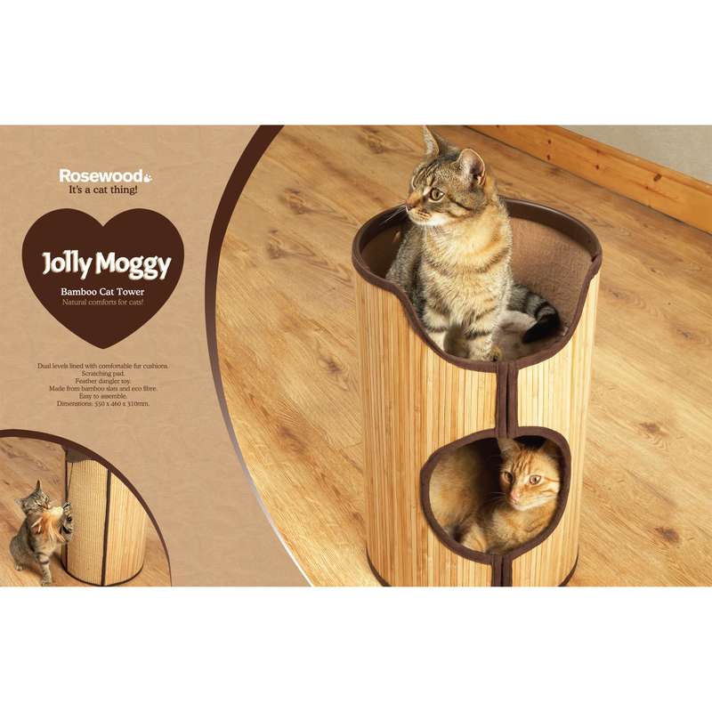 Bamboo Cat Tower (Showroom Stock)
