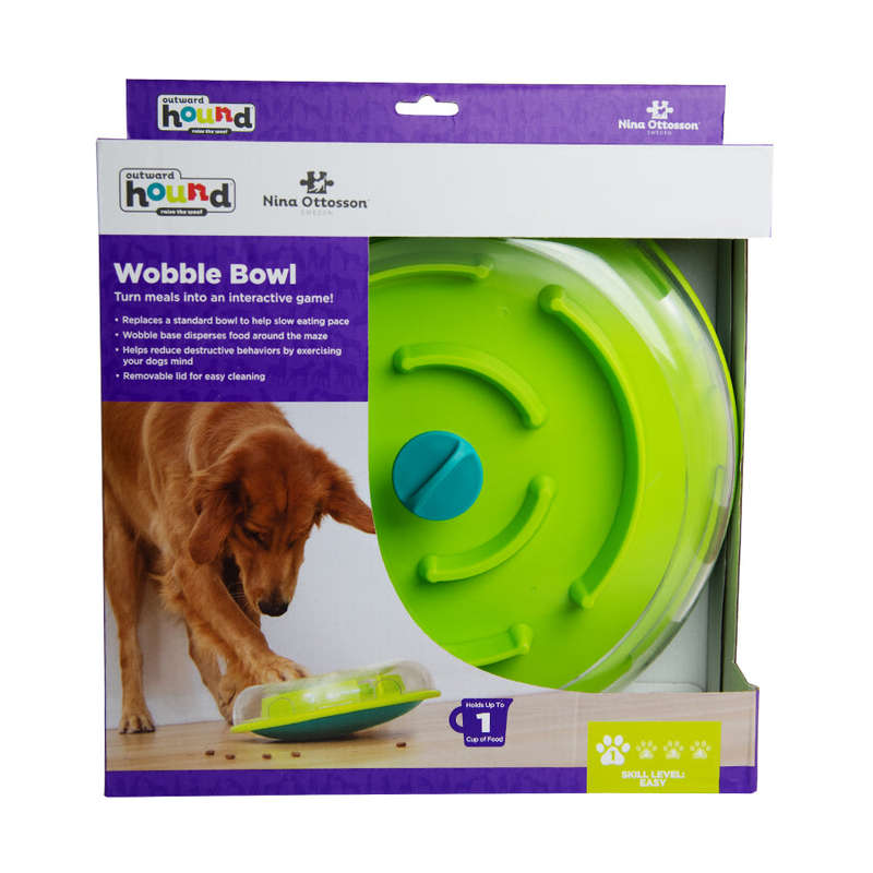 Nina Ottosson Wobble Bowl Interactive Treat Puzzle