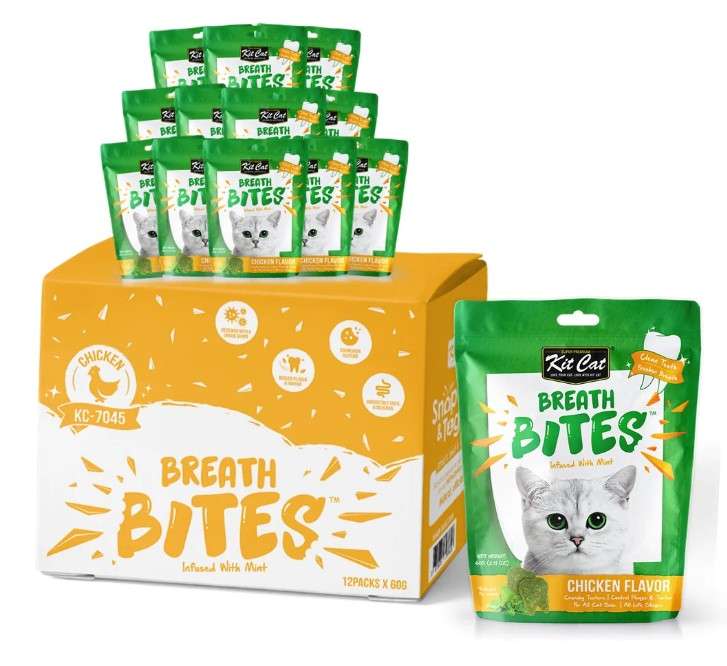 Kit Cat BreathBites Bulk Deal (60g x 12 packs)