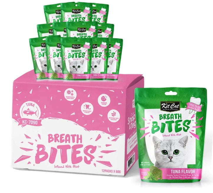 Kit Cat BreathBites Bulk Deal (60g x 12 packs)
