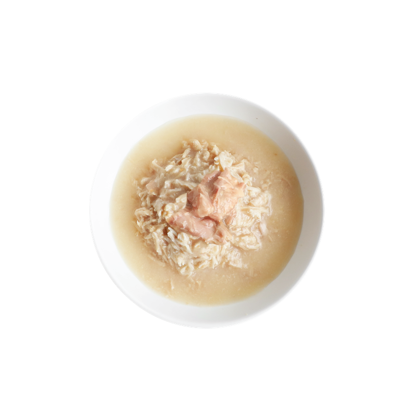 Boneless Chicken Shreds & Salmon with Goat's Milk 70g