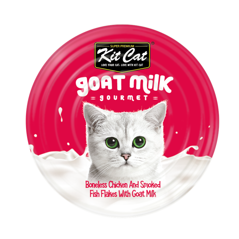 Boneless Chicken Shreds & Smoked Fish Flakes with Goat's Milk 70g