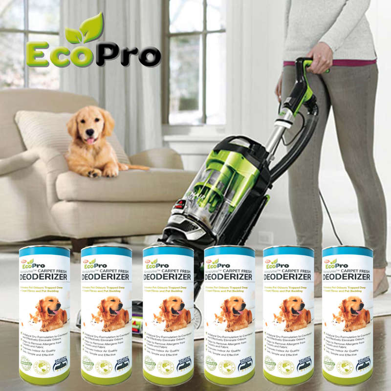 EcoPro Microzyme Carpet Fresh Deodorizer (500g x 6)