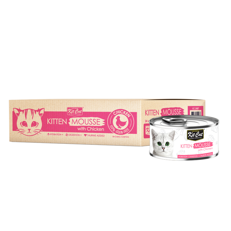 Kit Cat Mousse Bulk Deal (80g x 24 tins)