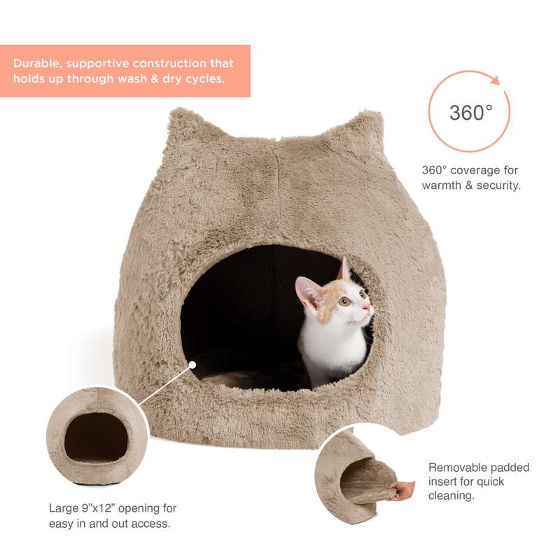 Best Friends by Sheri Meow Hut Fur Bed