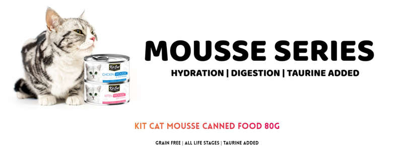 Kit Cat Mousse Bulk Deal (80g x 24 tins)