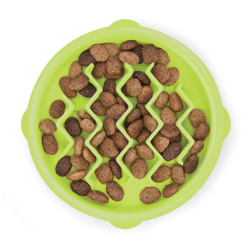 Outward Hound Cat Fun Feeder Tiny Green
