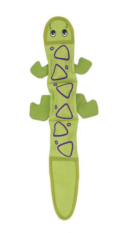 Outward Hound Large Lizard Green 3 Squeaker