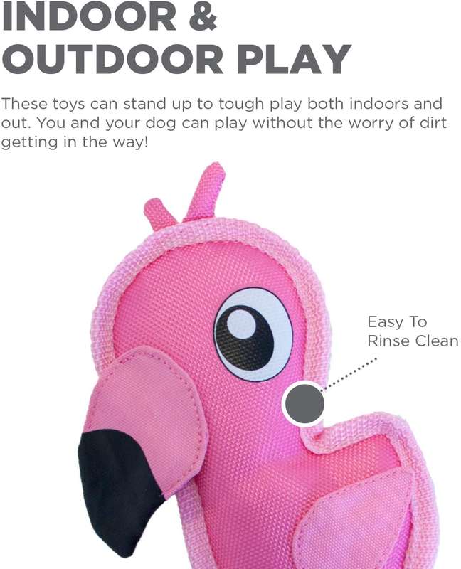 Outward Hound Fire Biterz Flamingo Small