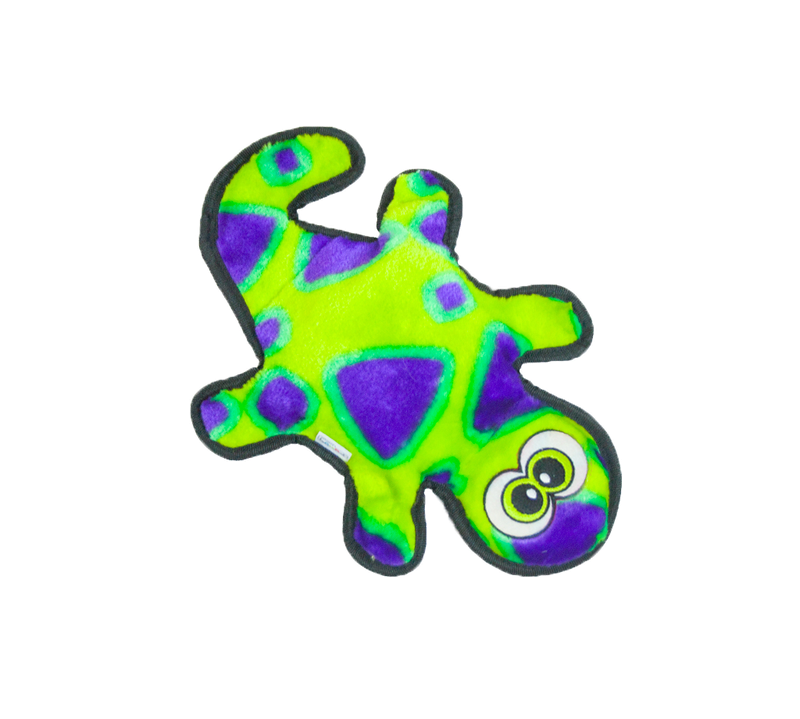 Outward Hound Invincible Gecko 2 sqk Green/Purple
