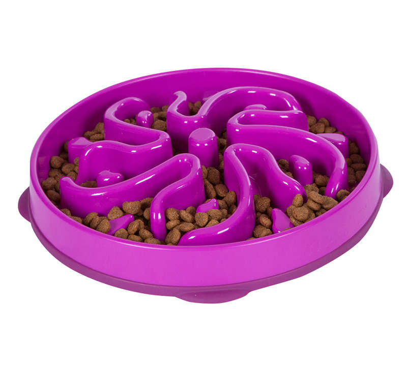 Outward Hound Fun Feeder Purple