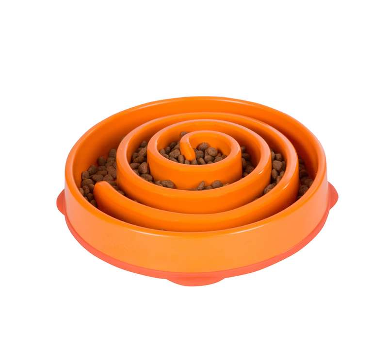 Outward Hound Fun Feeder Orange