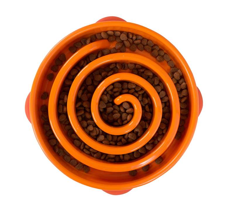 Outward Hound Fun Feeder Orange