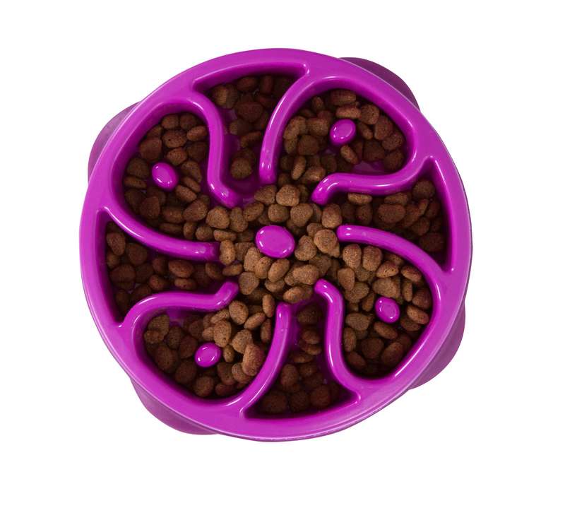 Outward Hound Fun Feeder Purple