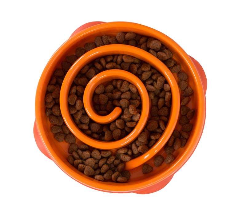 Outward Hound Fun Feeder Orange