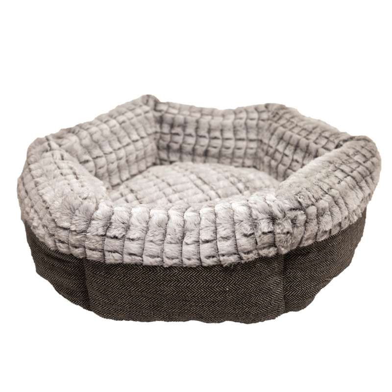 Rosewood Tweed & Plush Round (48cm)