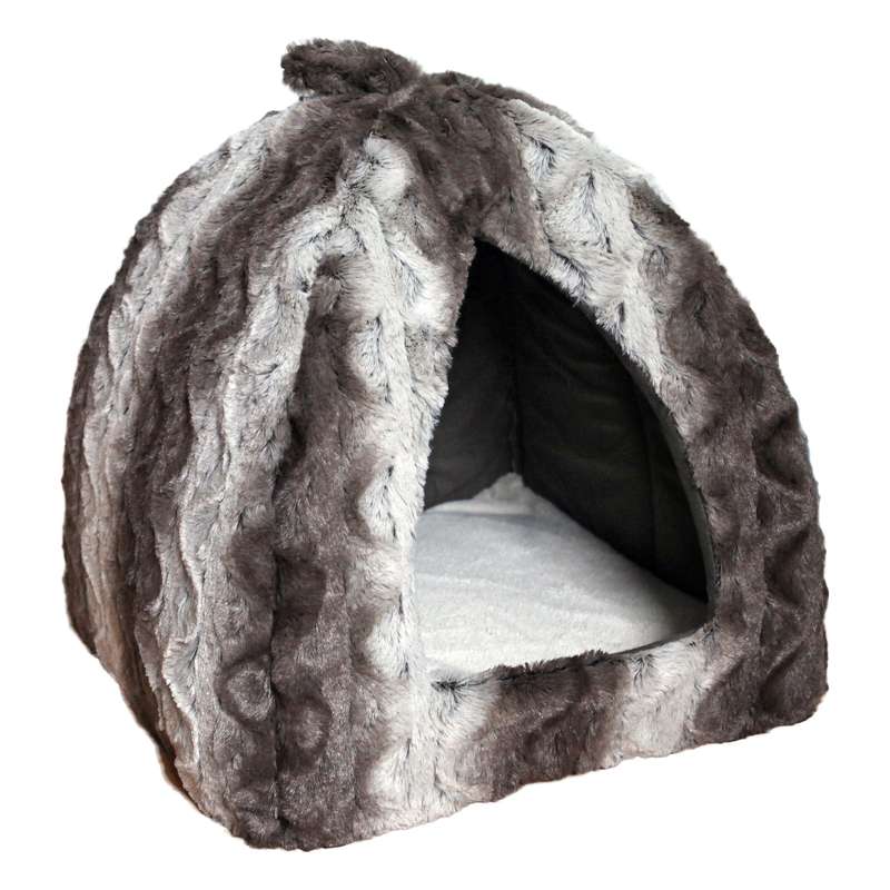 Rosewood Grey Cream Snuggle Plush Pyramid (40cm)