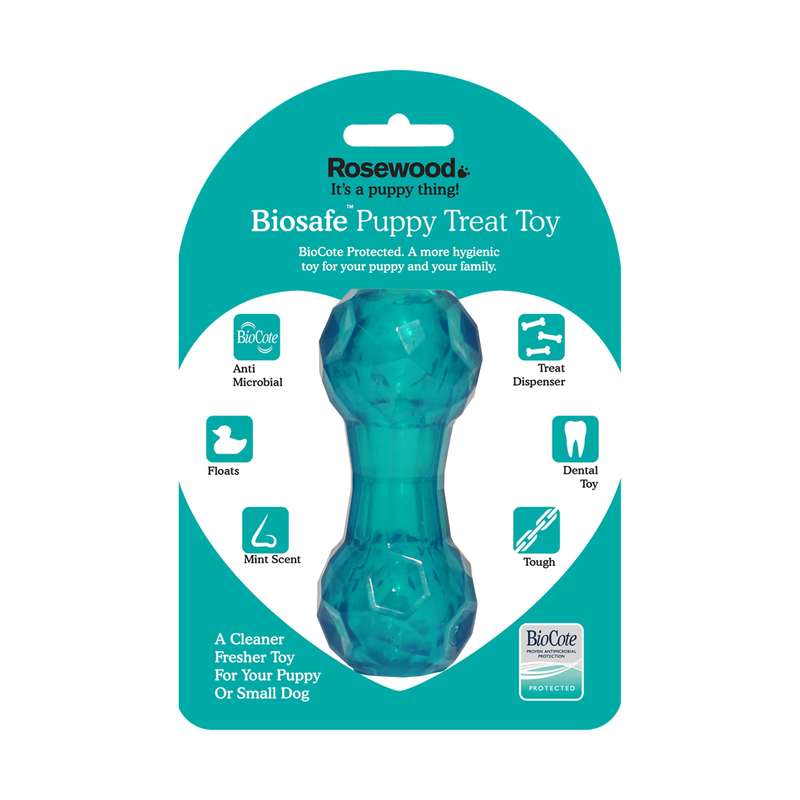 BioSafe Puppy Treat Dumbbell