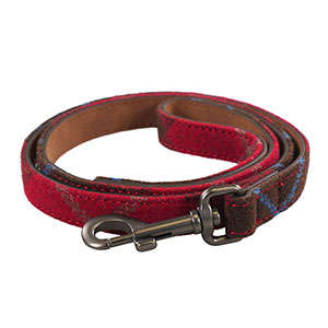 Rosewood Joules Heritage Tweed Leather Dog Lead