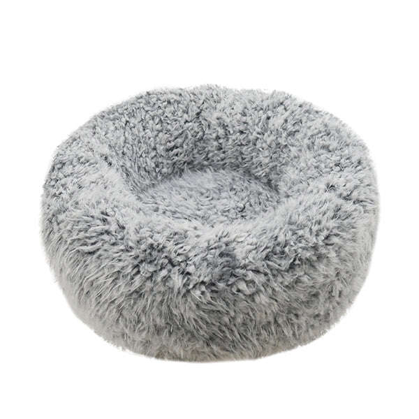 Rosewood Silver Fluff Comfort Round Bed (66cm x 66cm)