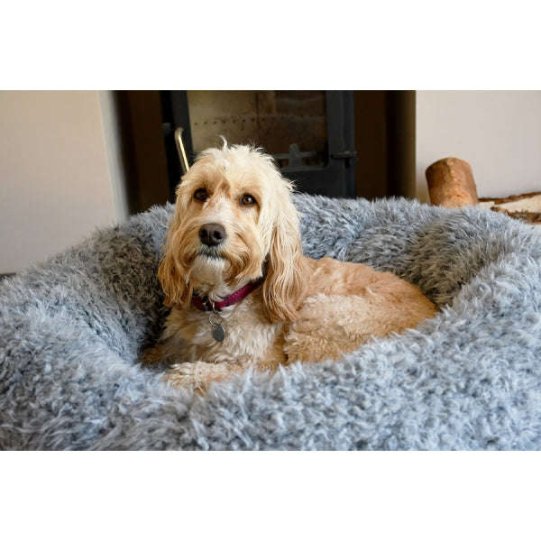 Rosewood Silver Fluff Comfort Round Bed (66cm x 66cm)