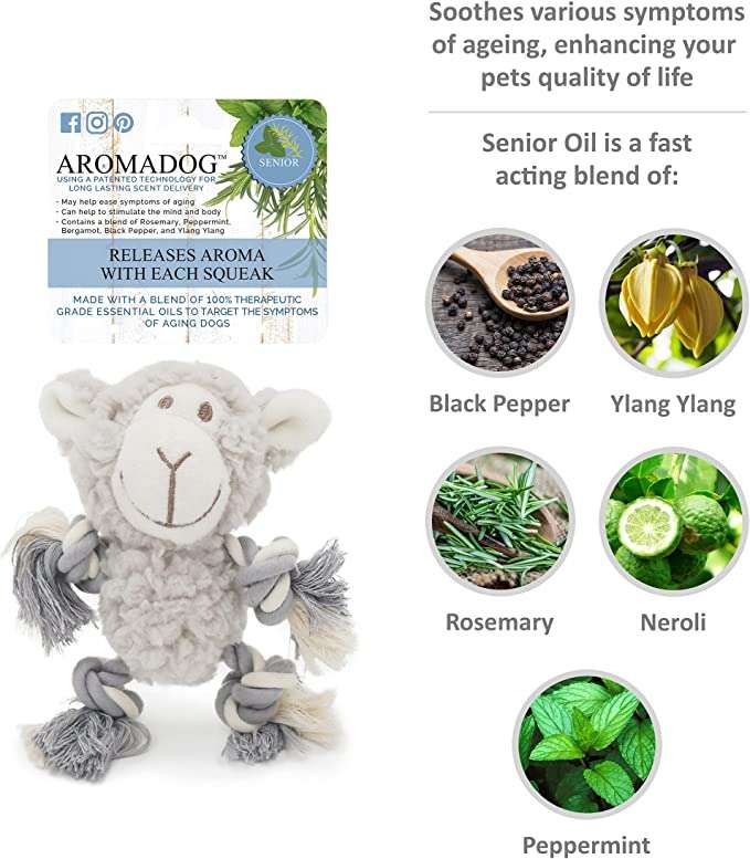 Aromadog Senior Mini Fleece w/ Rope Arms/Legs
