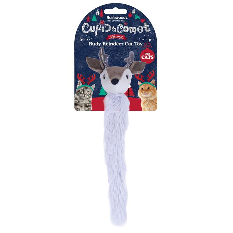 Rosewood Cupid & Comet Luxury Rudy Reindeer Cat Toy