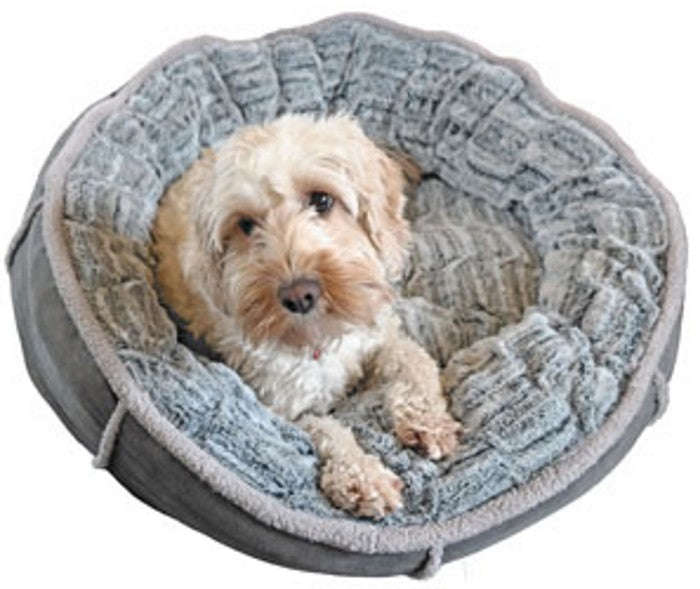Rosewood Deep Plush Grey Donut