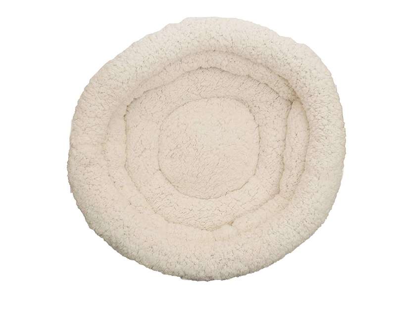 Rosewood Deep Tweed Teddy Bear Round Bed