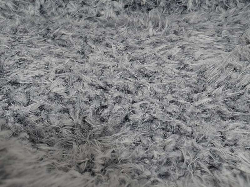 Rosewood Grey Lion Faux Suede Oval Bed