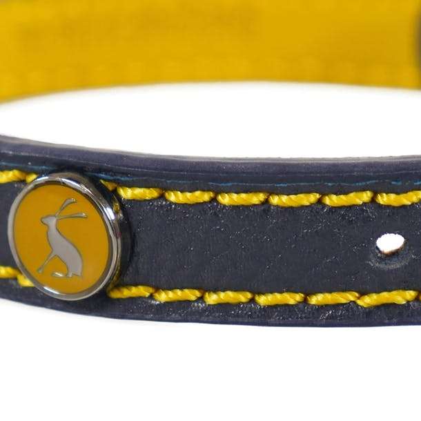 Rosewood Joules Navy Leather Dog Collars